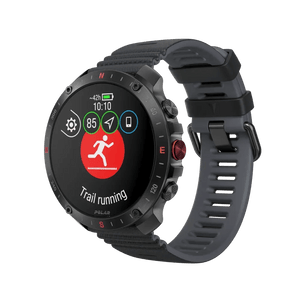 Polar Grit X2 Pro Titan Sports Watch, Black Sport Band