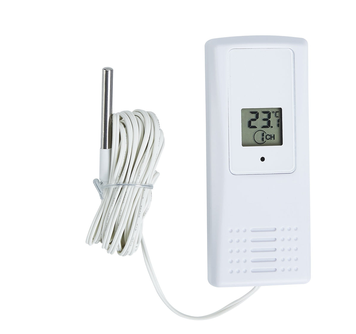 Suomen Lämpömittari 7411 Wireless Temperature Transmitter, White