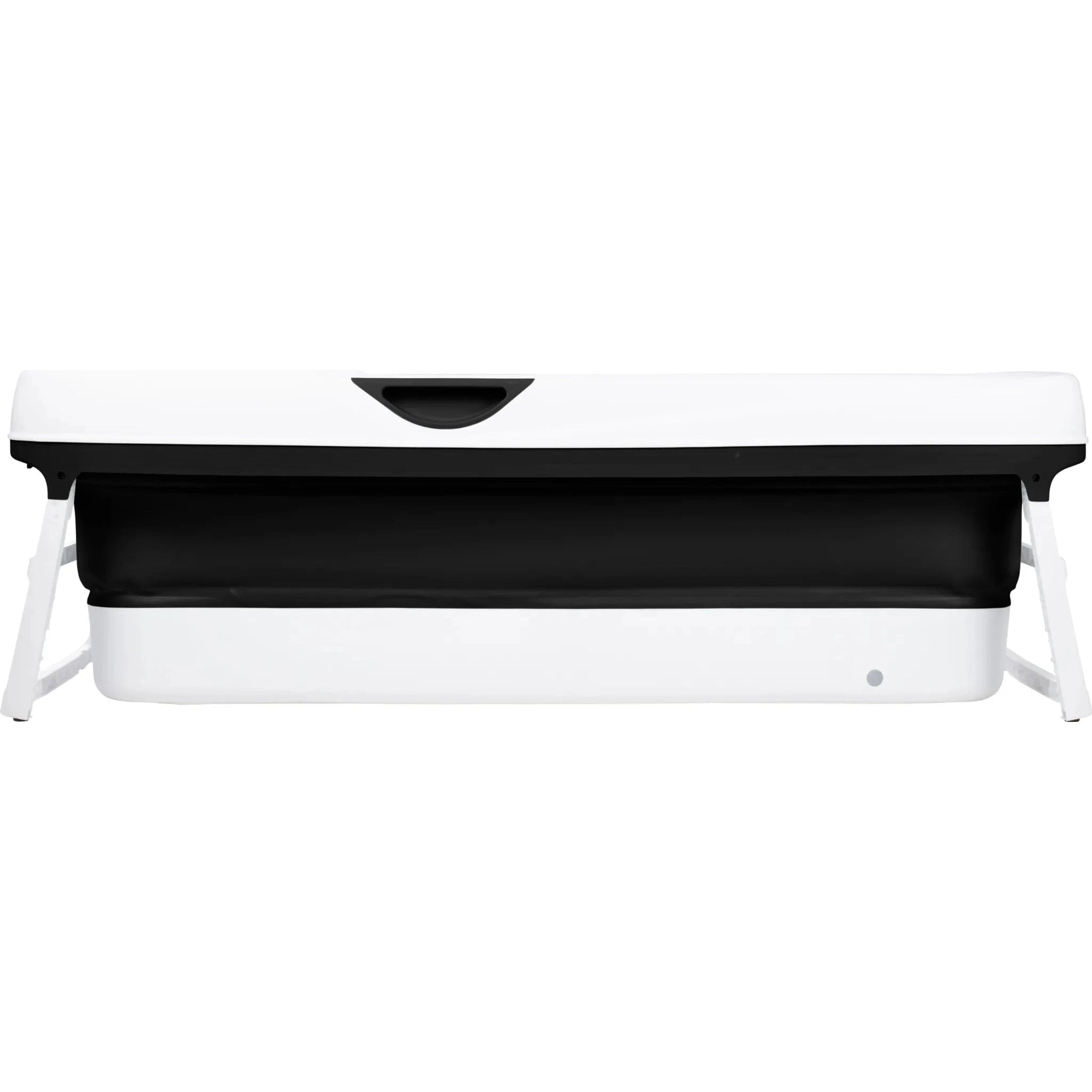 HelloBath Foldable Bathtub for Adults - Silver - 157cm - Extra Long - Including Bath Pillow & Storage Cover
