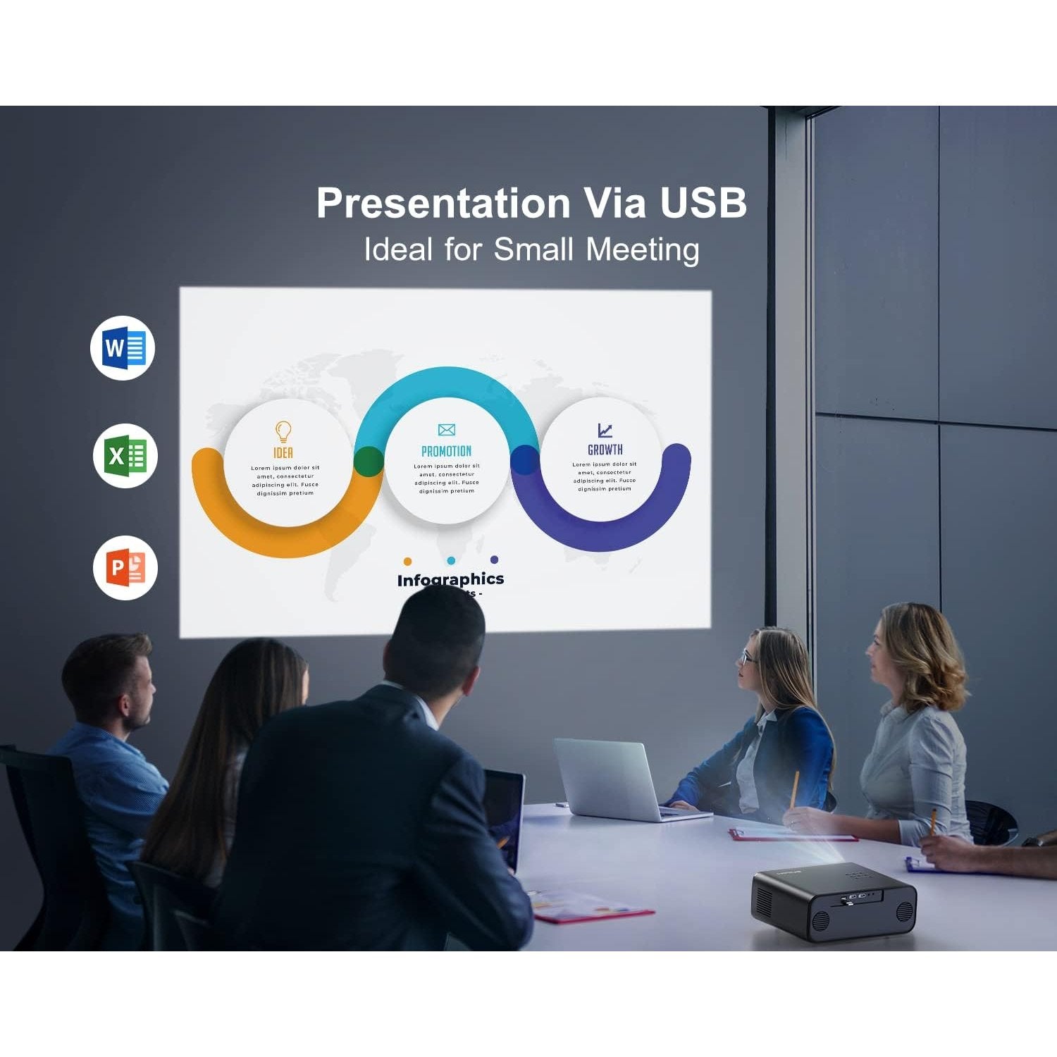 WiMiUS P62 Full HD 1080P Home Cinema Projector with Auto Focus, Wi-Fi 6, and Bluetooth 5.2