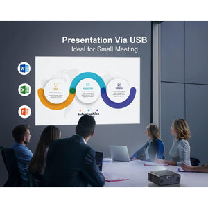 WiMiUS P62 Full HD 1080P Home Cinema Projector with Auto Focus, Wi-Fi 6, and Bluetooth 5.2