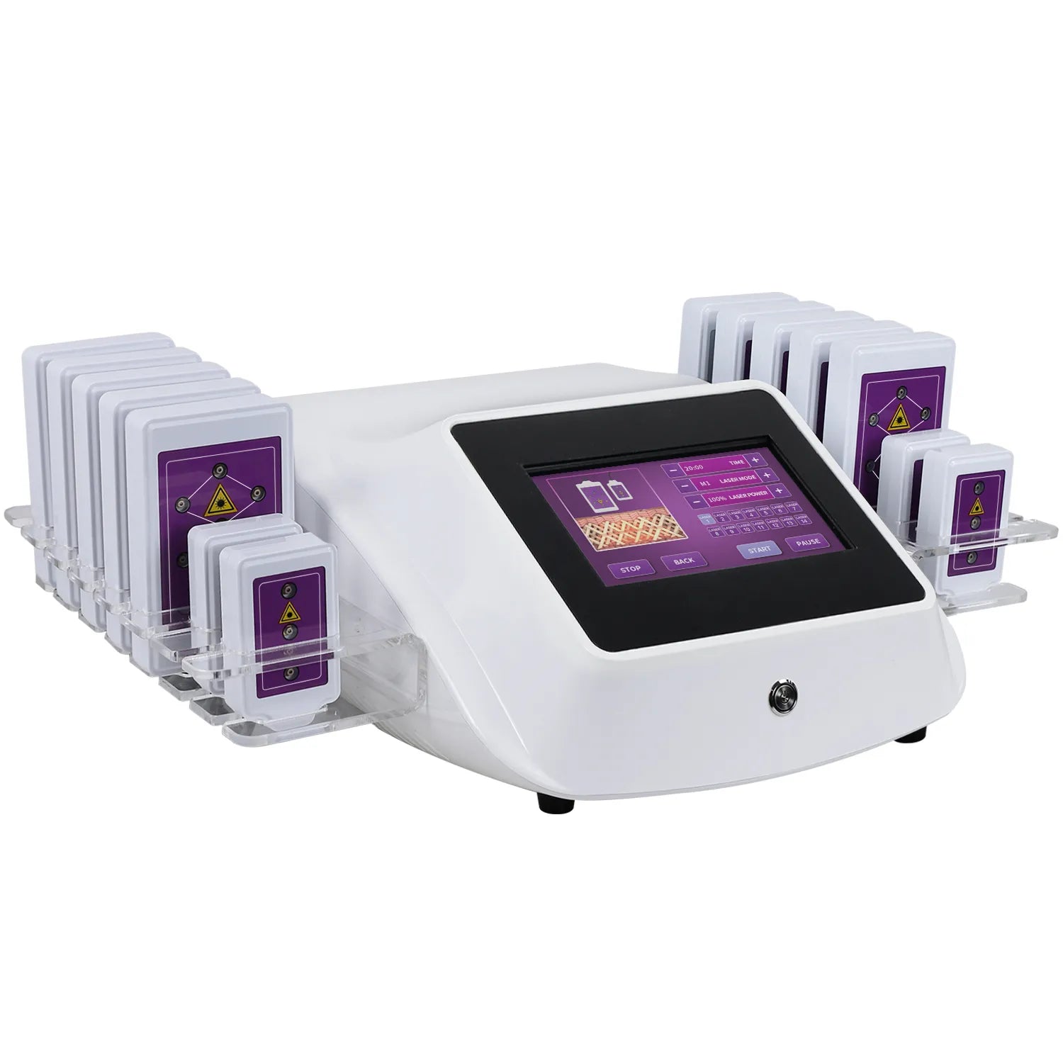 Professional Lipo Laser Slimming and Toning Device, 14 Pads, Cellulite Reduction