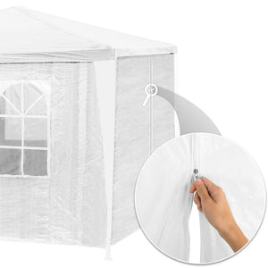 Gazebo - 9 x 3 m, 8 side panels, waterproof, UV protection