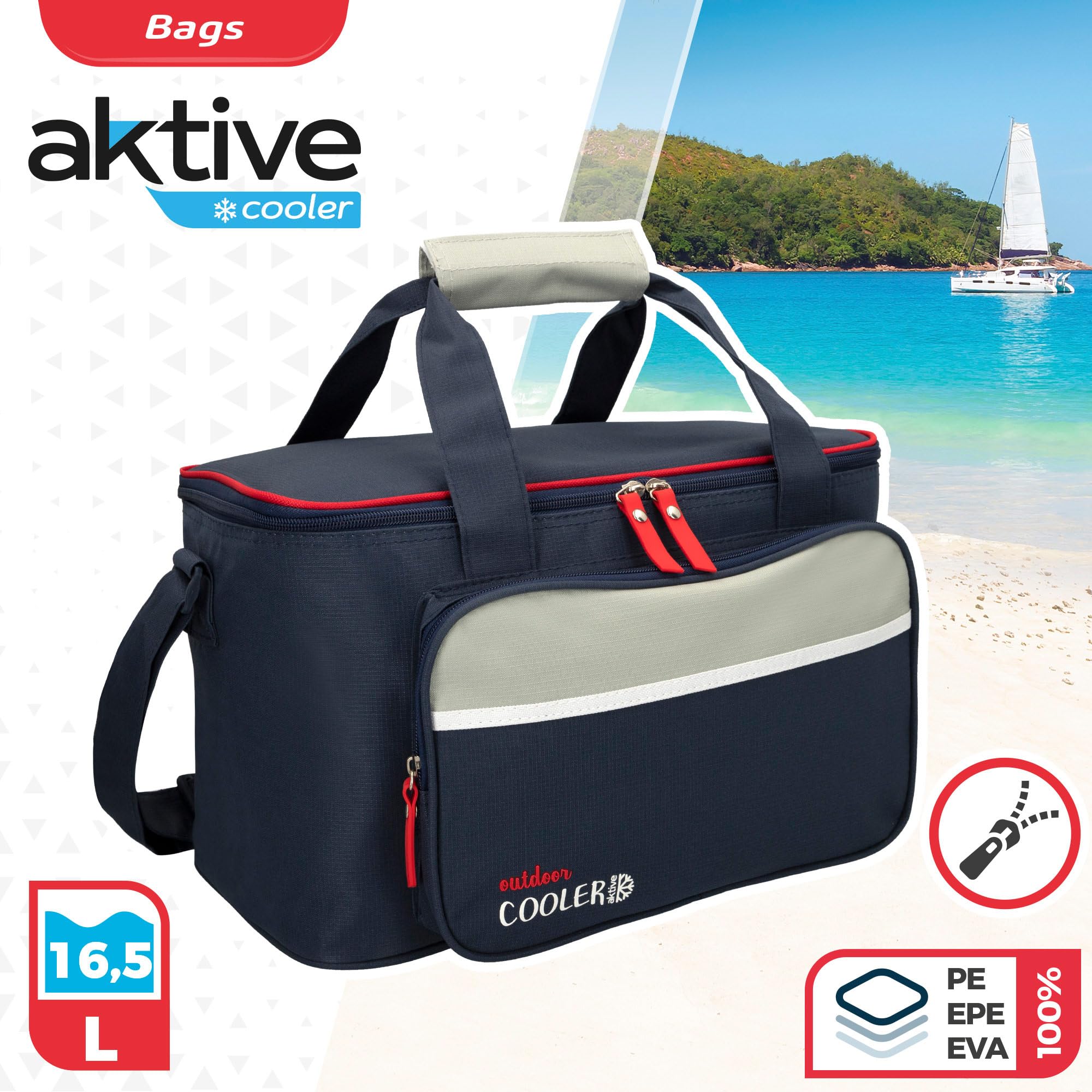 Aktive Cooler Bag, Outdoor C, Dark Blue
