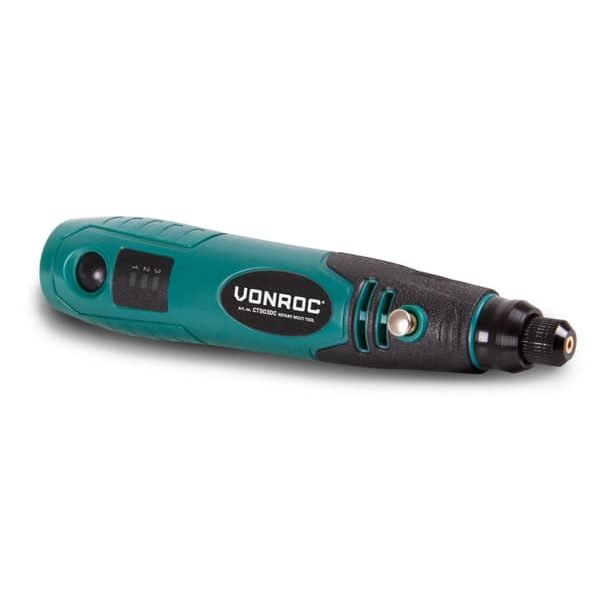 Vonroc CT503DC – 4V Cordless Rotary Tool with 31 Accessories & Storage Bag
