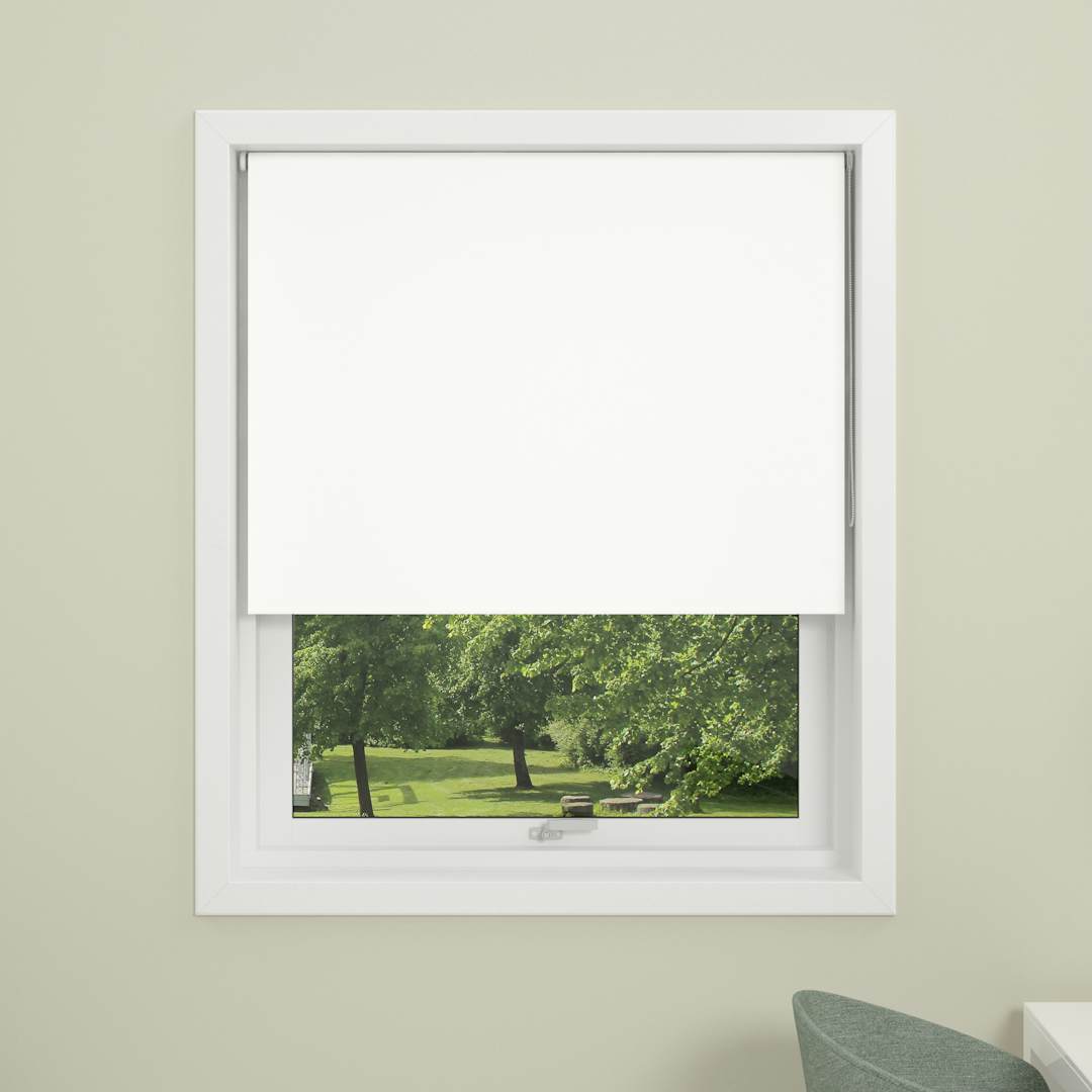 Debel Uni Blackout Roller Blind 90x210, White