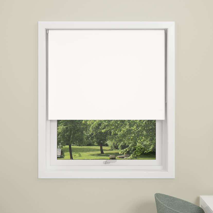 Debel Uni Blackout Roller Blind 90x210, White