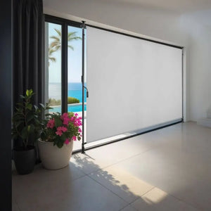 Tectake Retractable Awning Taija 200 x 310 cm, Light Grey
