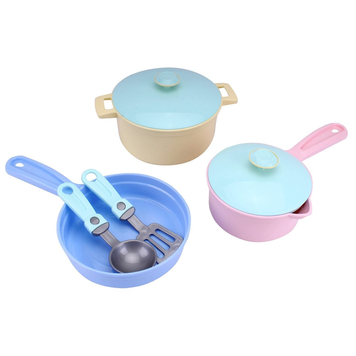Toy Kitchen Utensil Technok Kitchenware Playset, Various Colors