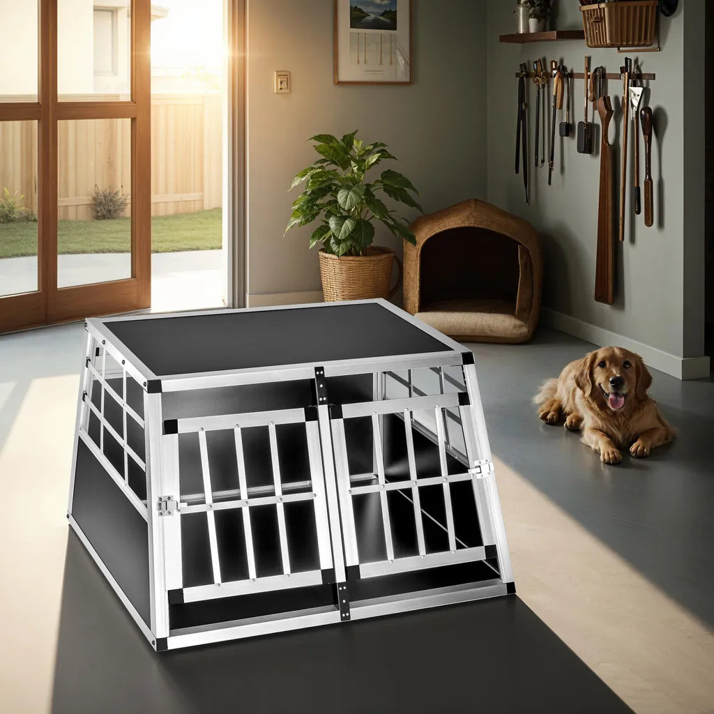 Tectake Double Dog Transport Box