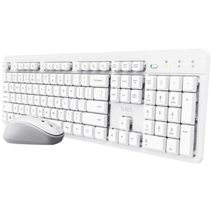 Trust Ody II Wireless Keyboard and Mouse White
