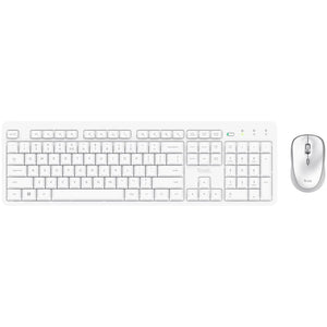 Trust Ody II Wireless Keyboard and Mouse White