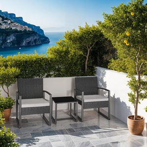 Garden Table & Chairs Granada - 2 armchairs, coffee table, bistro set
