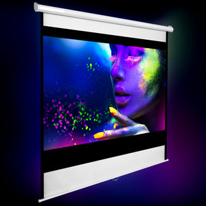 Projector Screen - retractable, wall & ceiling mounted, HD optimised, 2-layers