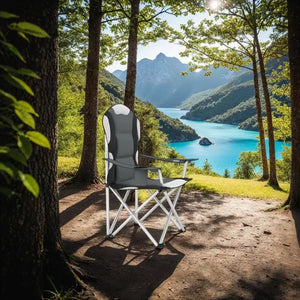 Camping Chair, Grey-black