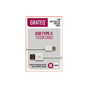 Grateq USB-C to USB-A Cable 1.5m