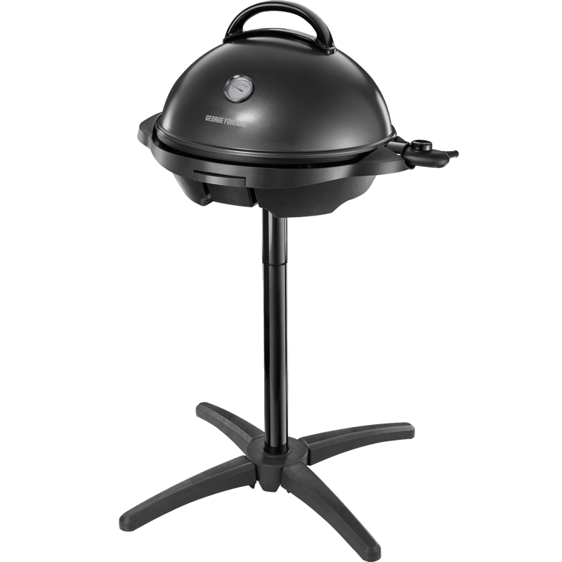 George Foreman Indoor/Outdoor Electric Grill, Black