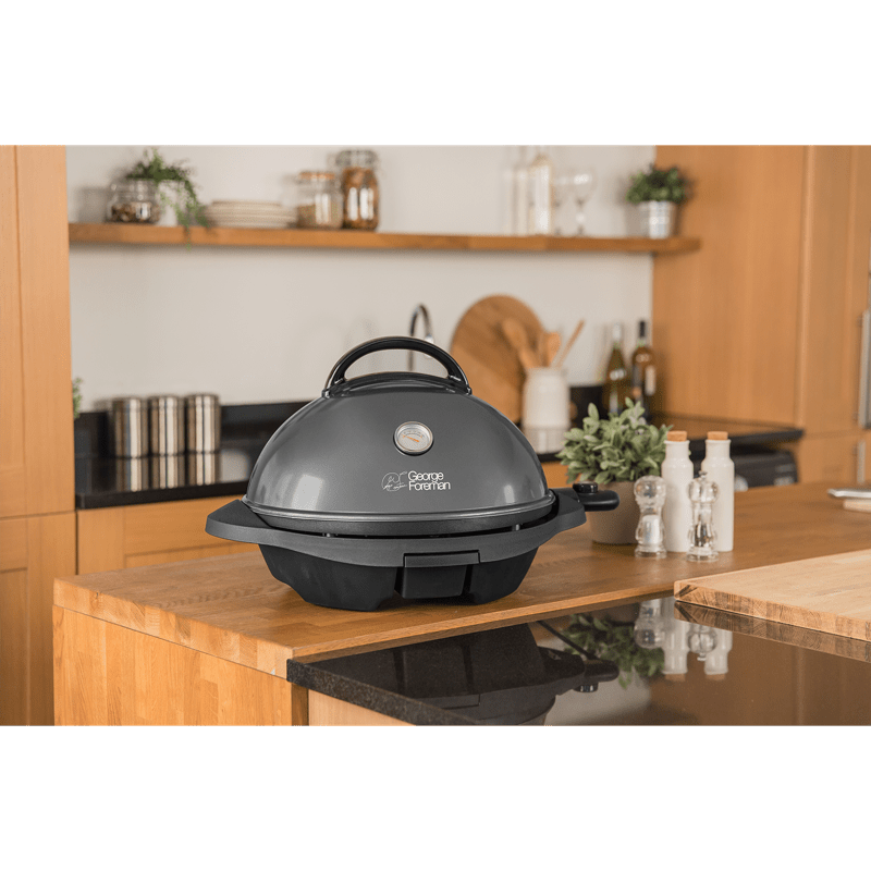 George Foreman Indoor/Outdoor Electric Grill, Black