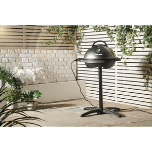 George Foreman Indoor/Outdoor Electric Grill, Black