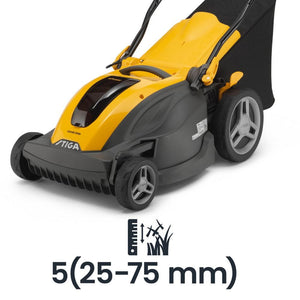 Stiga Battery Powered Lawn Mower, Yellow
