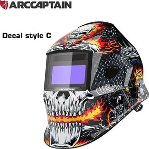 Solar-Powered Auto-Darkening Welding Helmet HSH-S800-C