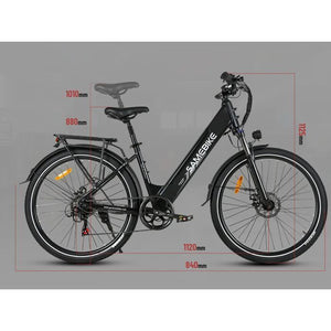 Samebike Electric Bicycle RS-A01 Pro, 1000W, Black