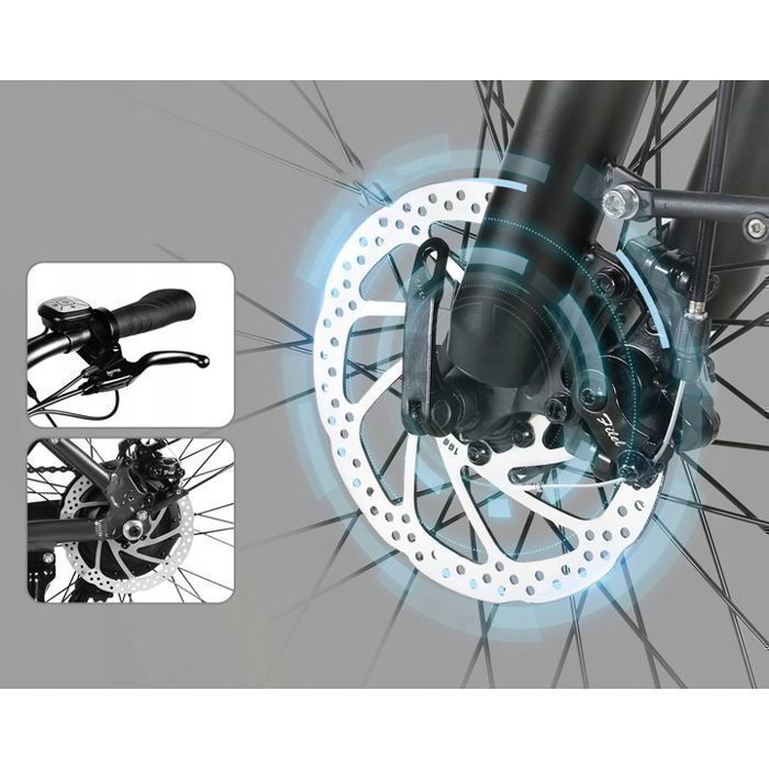 Samebike Electric Bicycle RS-A01 Pro, 1000W, Black