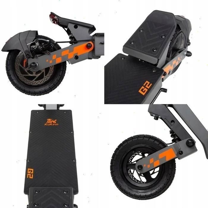 2025 KuKirin G2 Foldable Electric Scooter, 15 Ah 1200 W 45 km/h, 55km Range