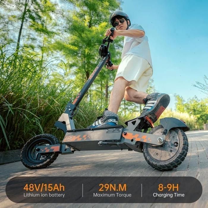 2025 KuKirin G2 Foldable Electric Scooter, 15 Ah 1200 W 45 km/h, 55km Range