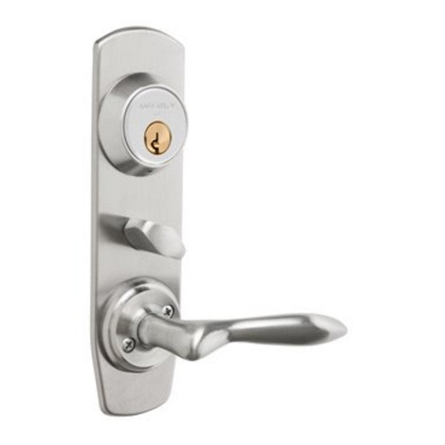 Assa Abloy Entré D12-B1 Lock Set, Matte Chrome