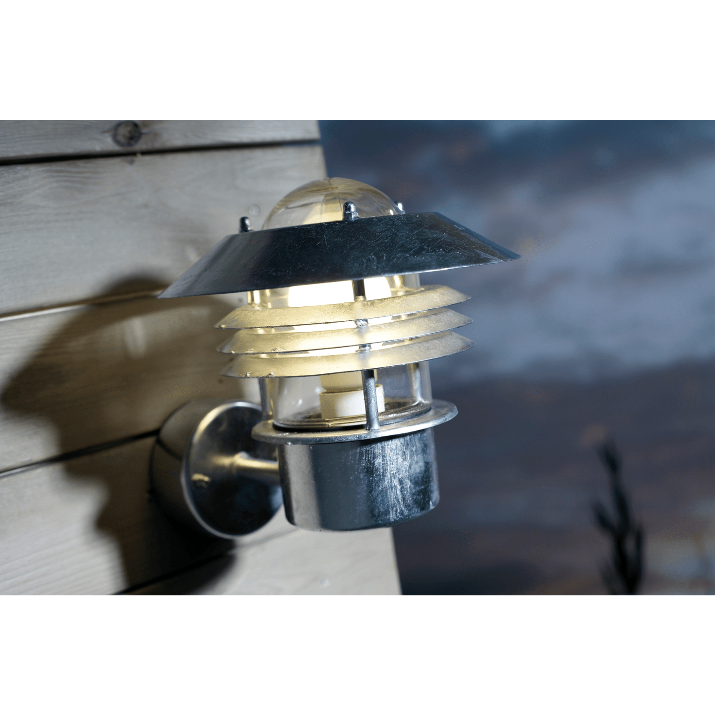 Nordlux Vejers E27 220mm Galvanized Outdoor Wall Lamp