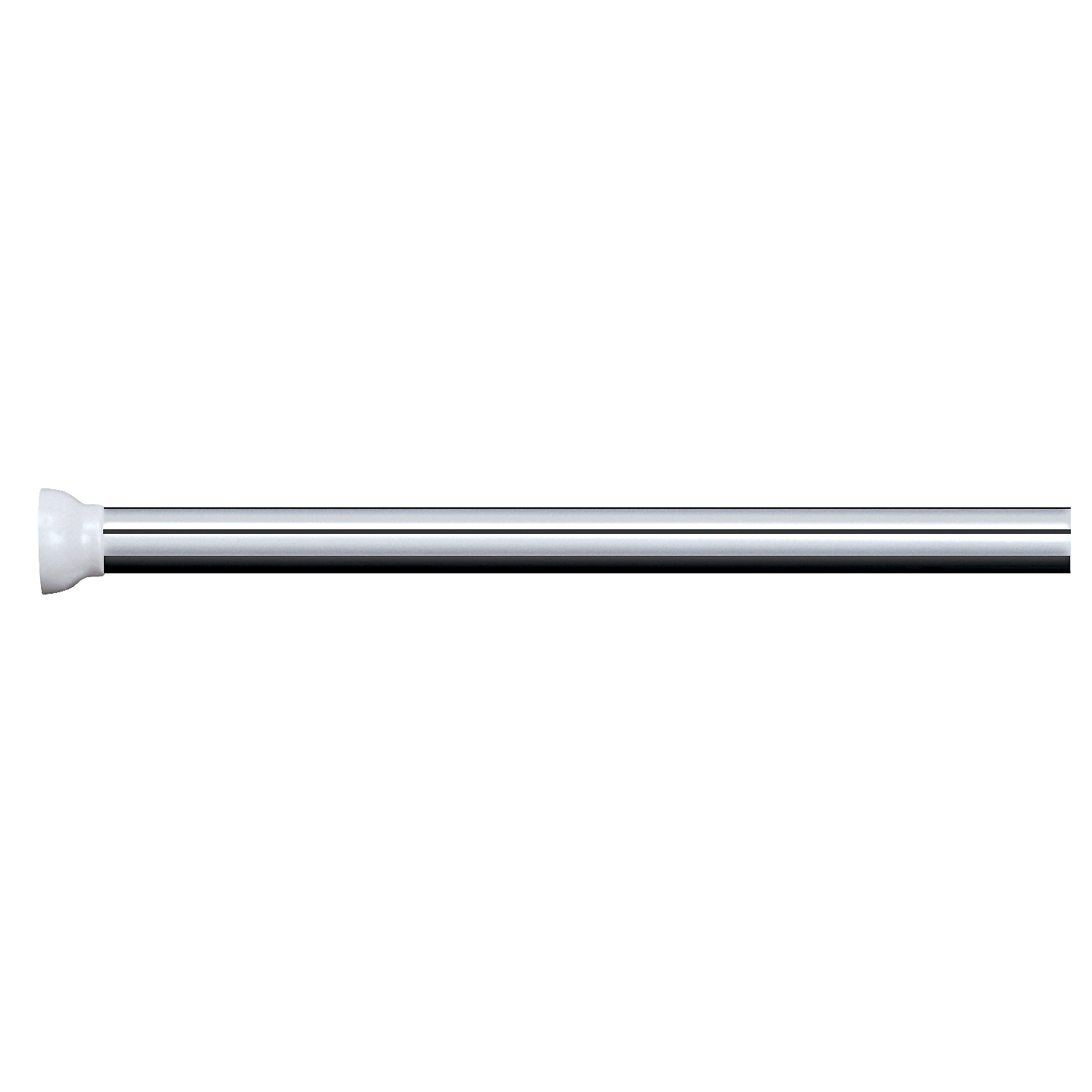 Shower Curtain Rod Magic 75-125cm, Glossy Metal