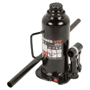 Bahco 12-ton Screwable Bottle Jack, Black