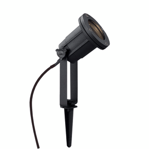 Outdoor Spotlight GU10 100mm, Black