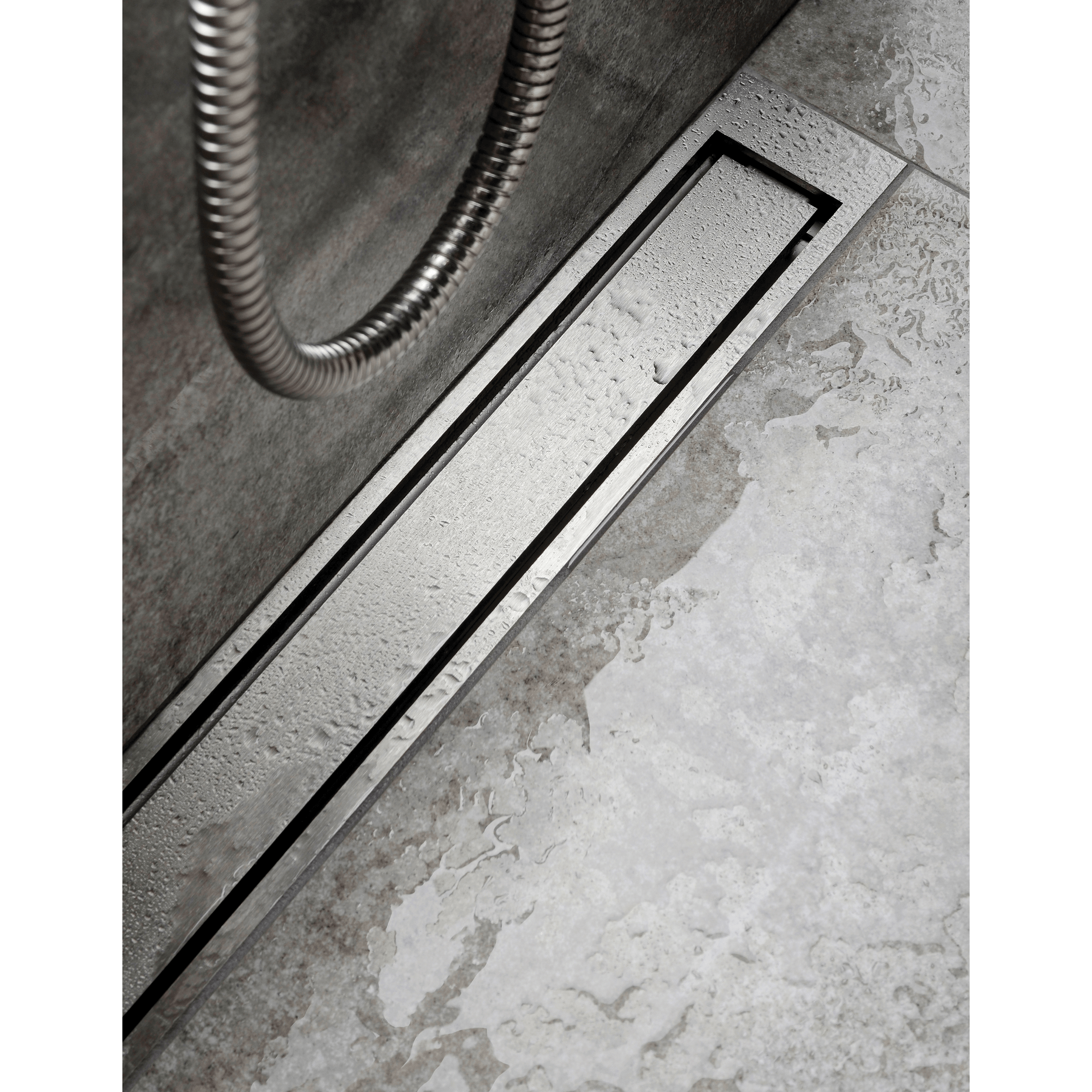 Unidrain Line 1003 Floor Drain Fixture 700mm with Two Wall Flanges