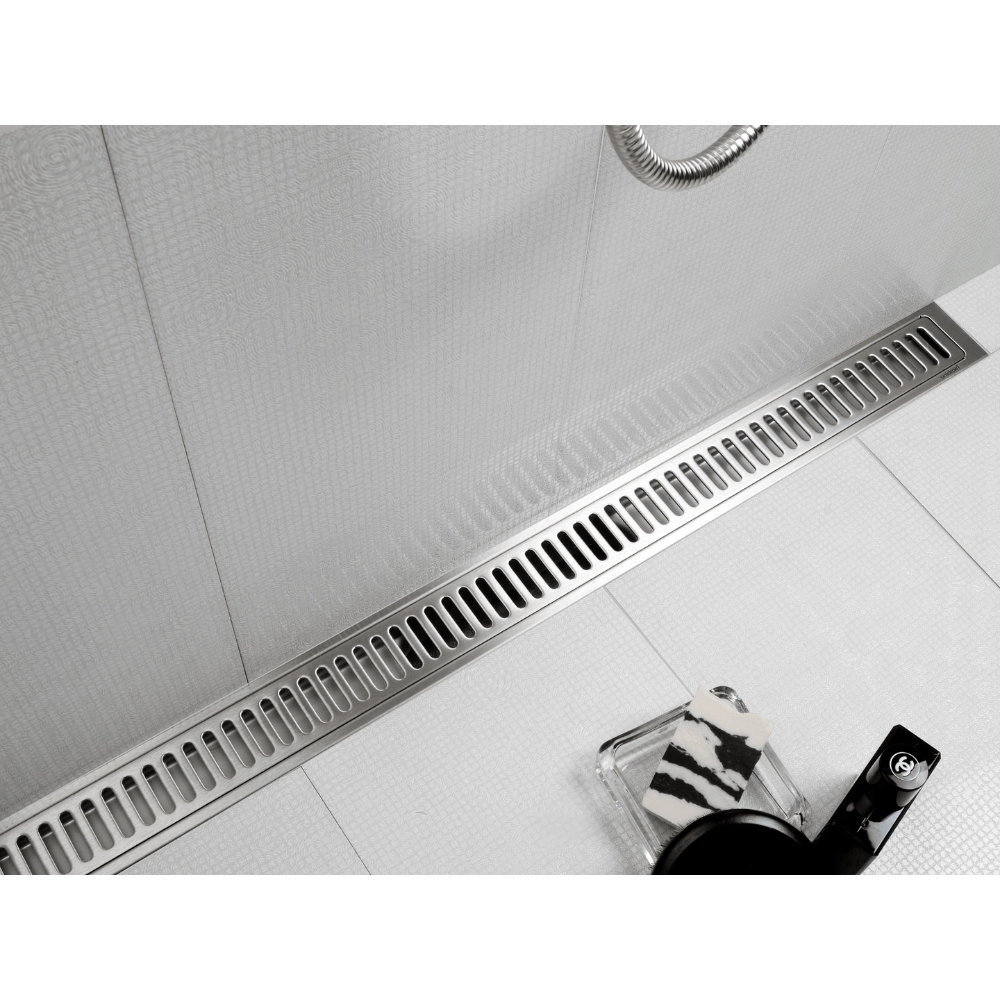 Unidrain Line 1003 Floor Drain Fixture 700mm with Two Wall Flanges