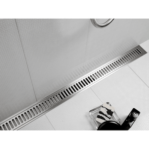 Unidrain Line 1003 Floor Drain Fixture 700mm with Two Wall Flanges