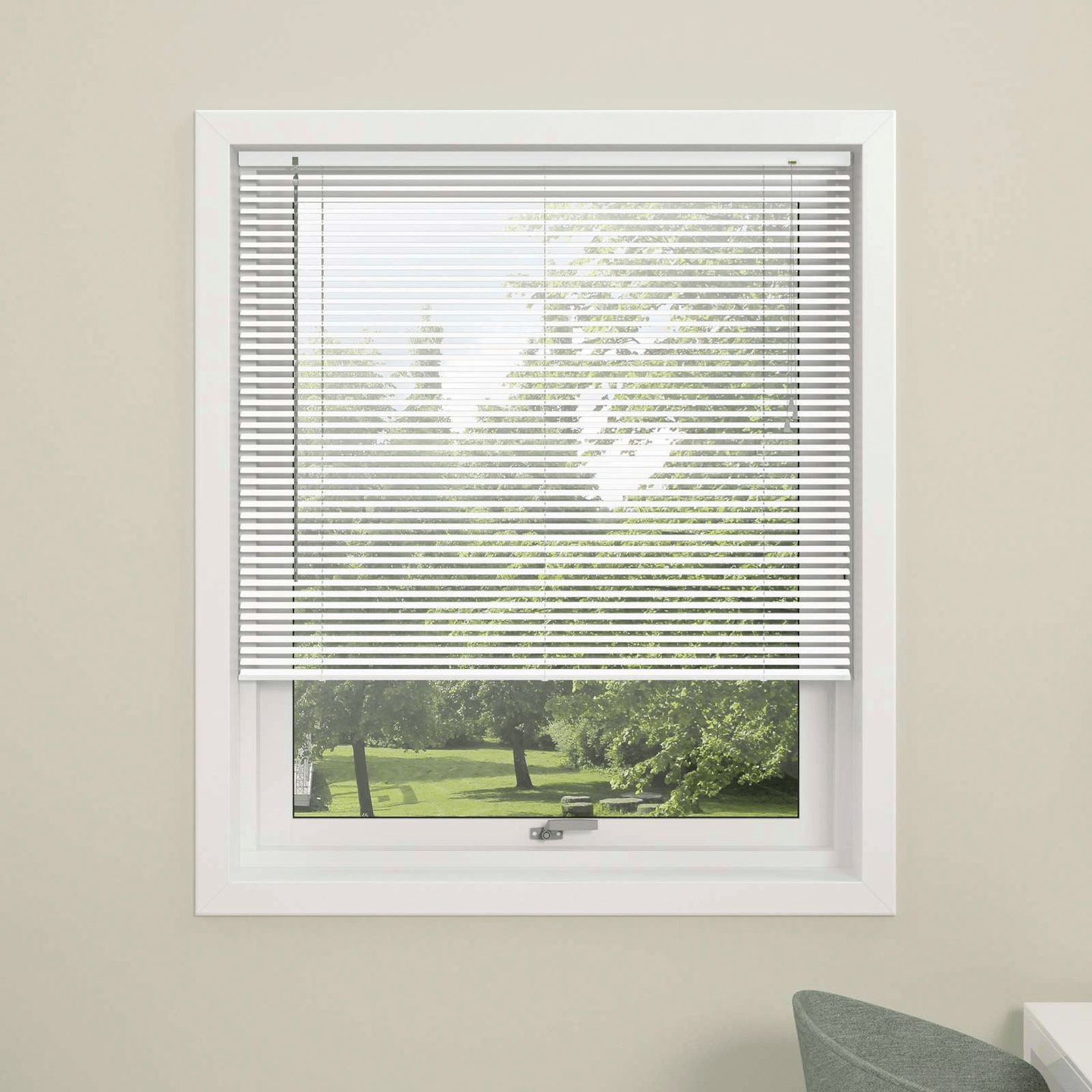 Debel Aluminum Venetian Blind 25mm 130x160cm, White