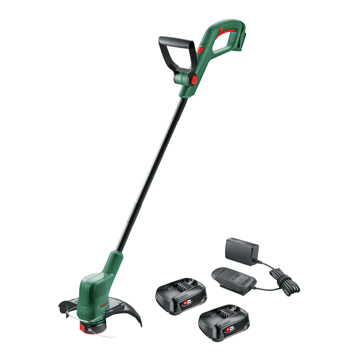 Bosch EasyGrassCut 18V-260 Cordless Grass Trimmer with 2x 2.0Ah Batteries and Charger