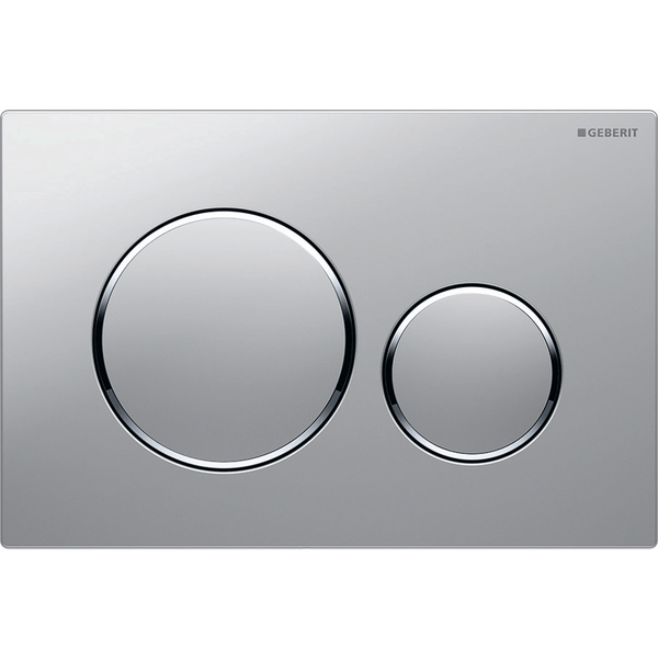 Geberit Sigma 20 Matte Chrome/Chrome Flush Plate
