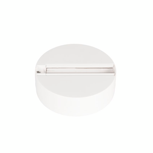 Hide-a-lite LiteTrac Single Spot Track Light Bracket 1-Phase, White