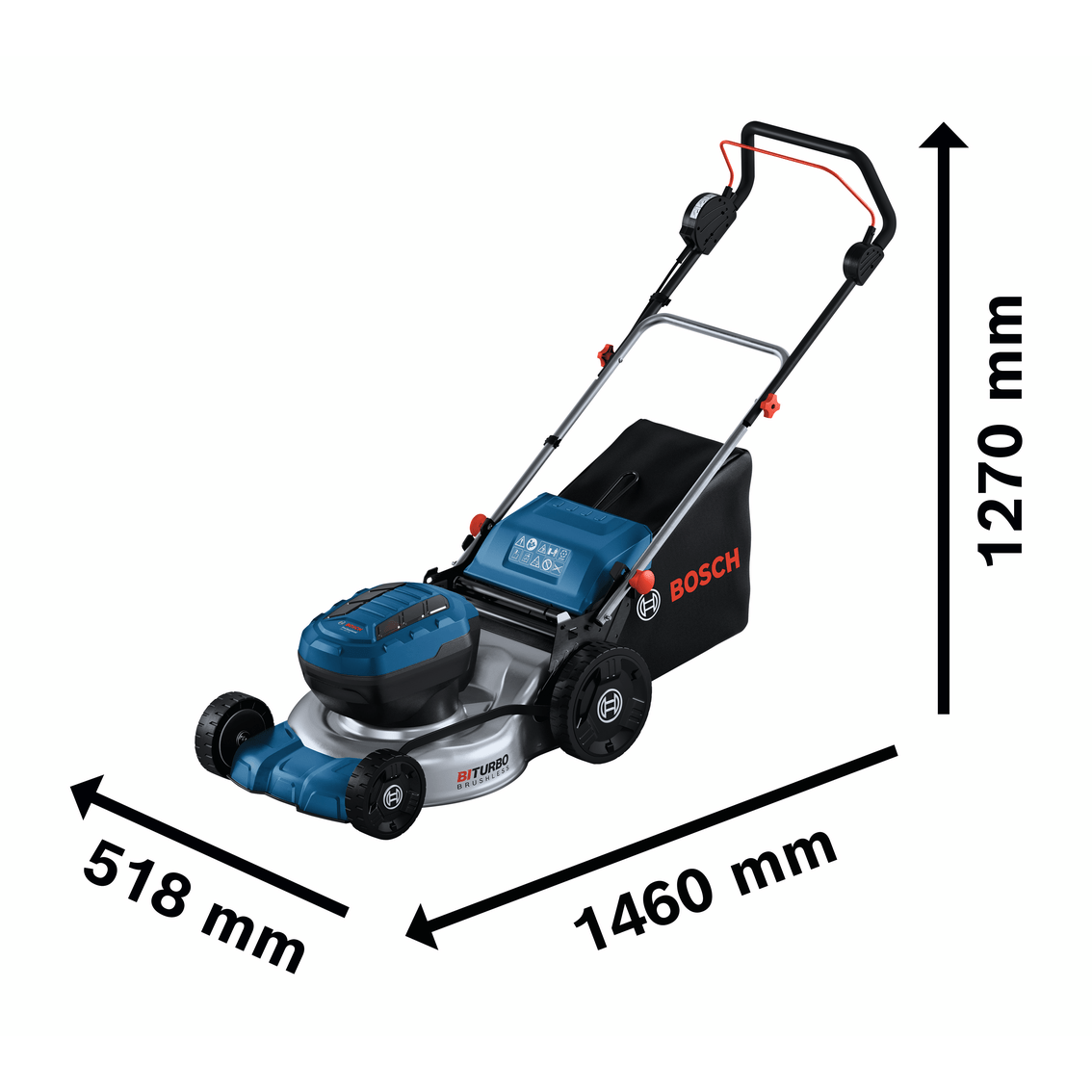 Bosch Cordless Lawn Mower GRA 18V2-46 Solo