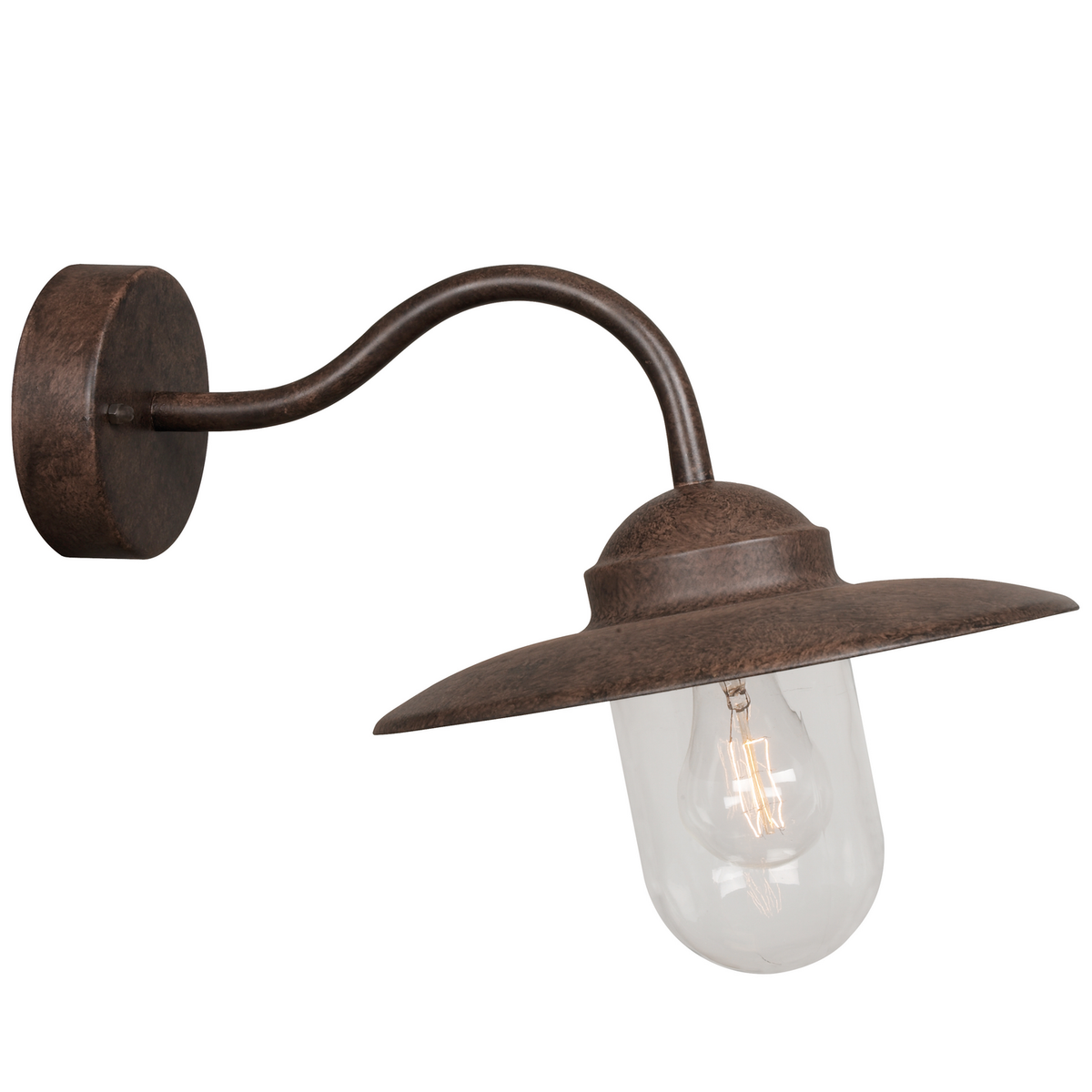Nordlux Luxembourg Vägglampa – Rostig