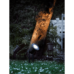 Outdoor Spotlight GU10 100mm, Black