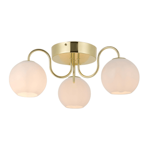 Nordlux Franca E14 3x40W Ceiling Lamp, Brass