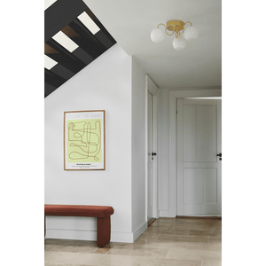 Nordlux Franca E14 3x40W Ceiling Lamp, Brass