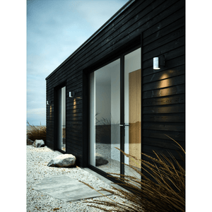 Nordlux Tin Maxi Galvanized Steel Glass GU10 Outdoor Wall Lamp