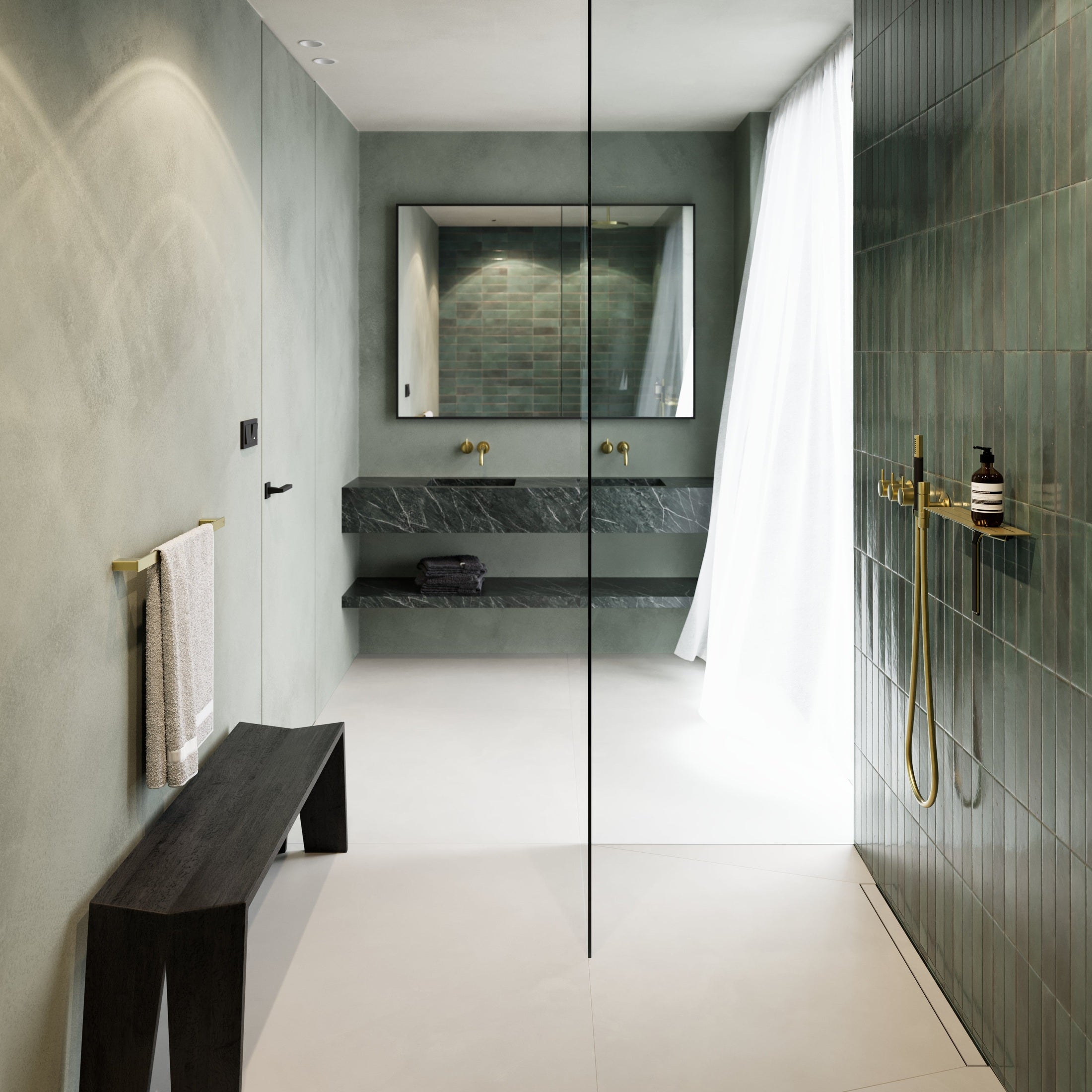 Unidrain HighLine Custom 1950 Drain Panel 1000mm