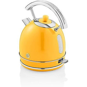 SWAN Retro STP7050YELNEU Toaster and Kettle Set Yellow, 850 Watt, 2 Slots