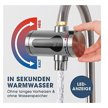 Maxxmee Compact 3600W Instantaneous Water Flow Heater, Silver